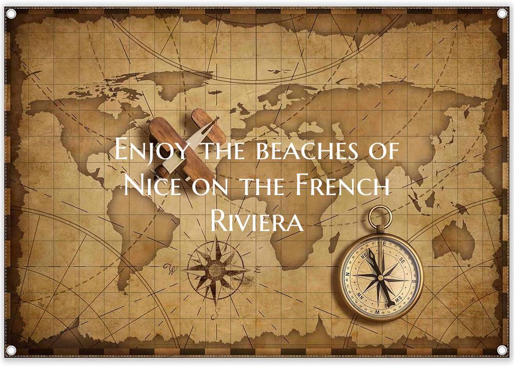 Enjoy the beaches of Nice on the French Riviera